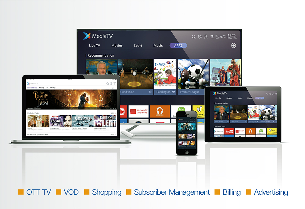 必赢亚洲推出XMediaTV 新一代OTT融合媒体电视生态解决计划